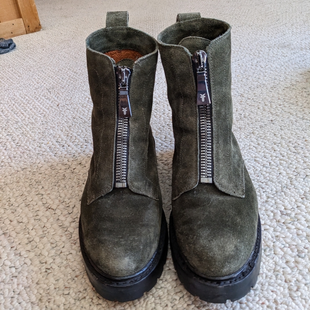 Suede Frye boots